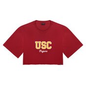 USC Trojans Women's Hype and Vice Cardinal Touchdown T-Shirt